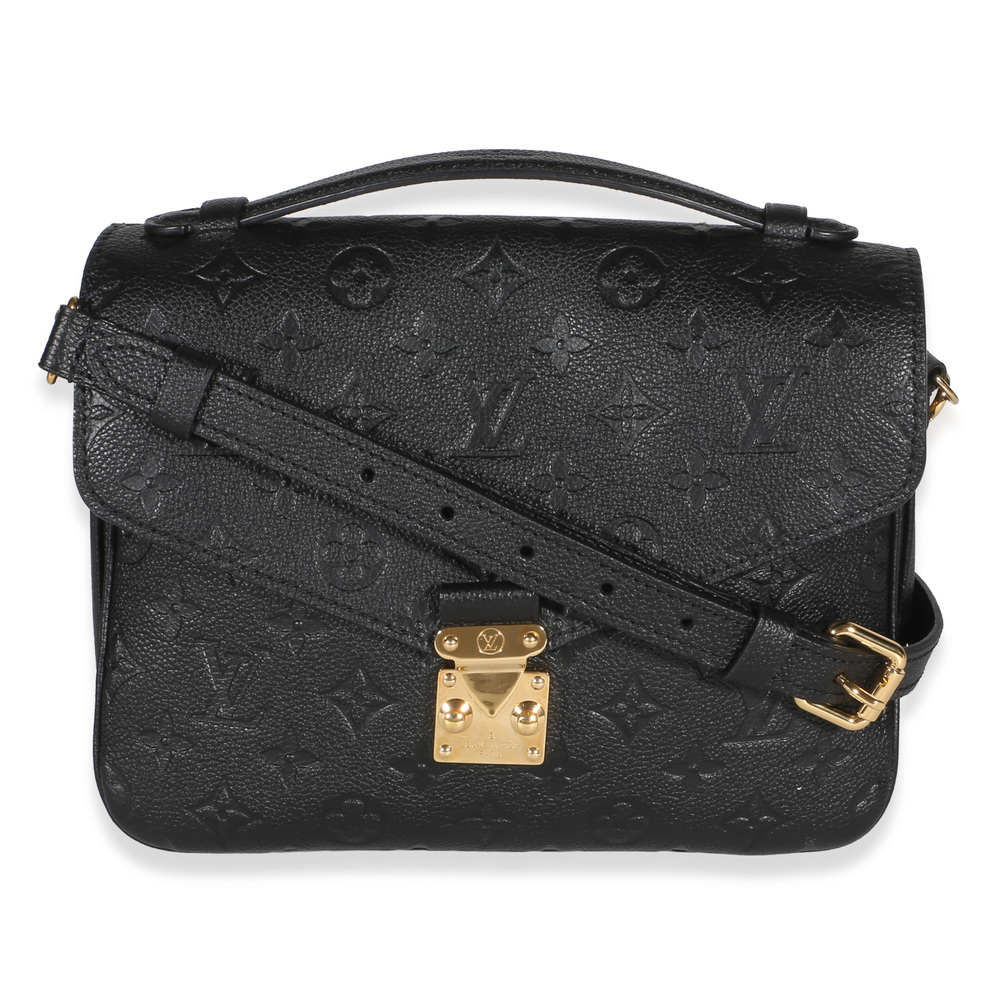 Louis Vuitton Black Monogram Empreinte Pochette Metis